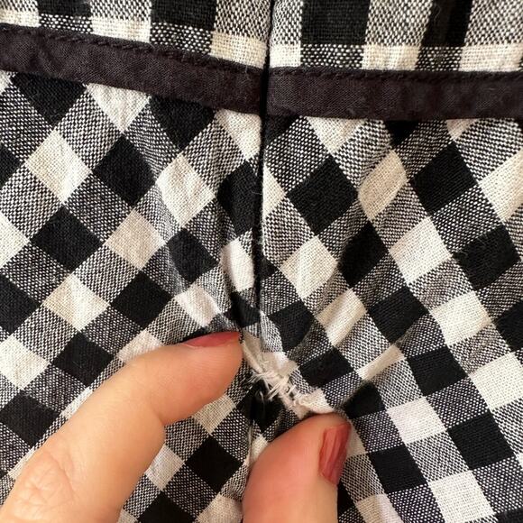 TOME Gingham Ruffle Hem Dress - Picture 6 of 10